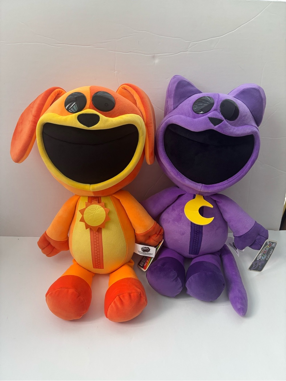 Lot Of 2 Poppy Playtime Smiling Critters Deluxe Plush - CatNap & DogDay 18” New